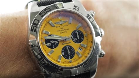 chronomat breitling yellow|breitling chronomat 2022.